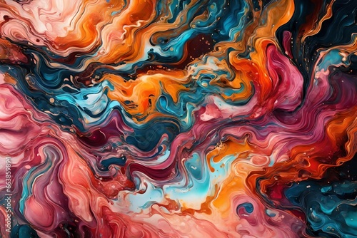 abstract colorful background generated by AI technology