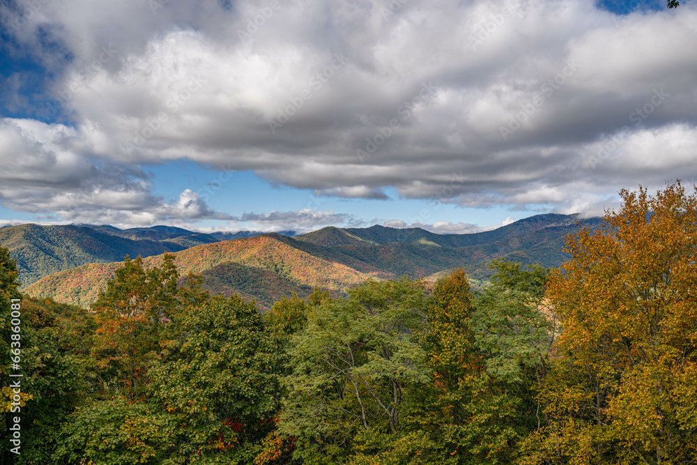 blue ridge parkway autumn