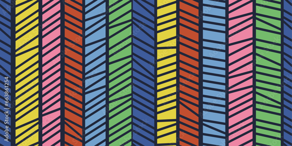 Colored columns, abstract and smooth. Black background and bright columns or stripes. Vector print for surface application, can be seamless. Colored columns, abstract and smooth. Black background and bright columns or stripes. Vector print for surface application, can be seamless.