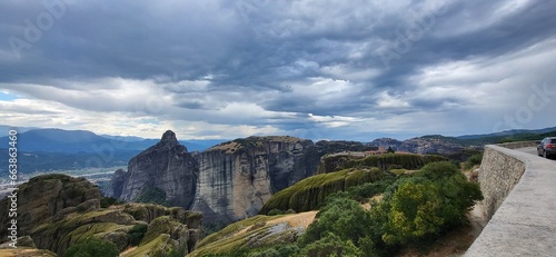 panorama of the mountains