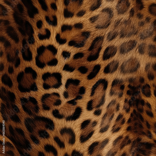 Leopard fur repeat pattern African background