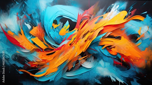 Infinite Depths of Color - A Mesmerizing Display of Artistic Expression