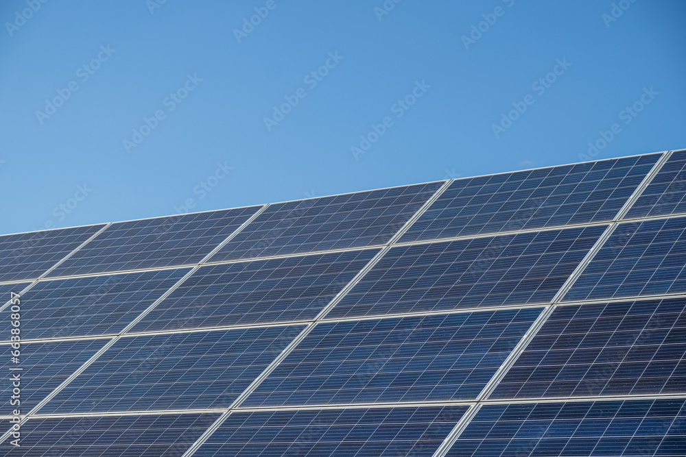 Solar panel. Sky background. Copy space. Solar panel. Sky background. Copy space.