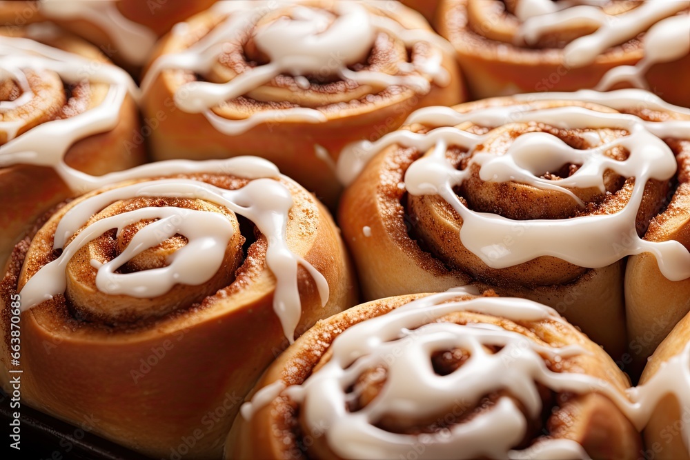 Warm Cinnamon Roll Swirls with Gooey Icing Warm Cinnamon Roll Swirls with Gooey Icing