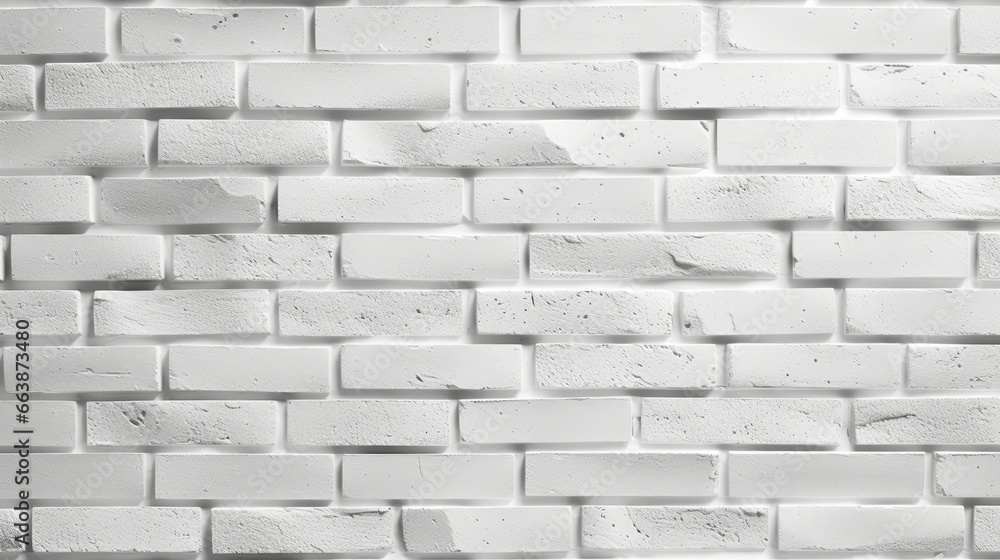 Fototapeta premium white brick wall wall background