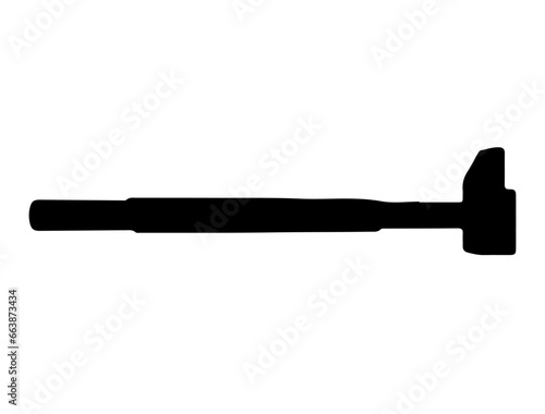 Blacksmith tool silhouette vector art white background