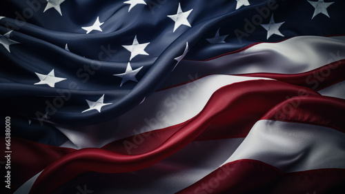 American National Holiday. US Flag. Veterans Day or Memorial Day concept.