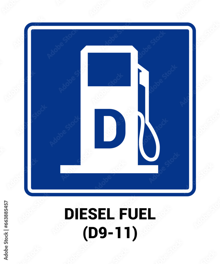 diesel fuel gas station vector sign, Motorist Services and Recreation Signs diesel fuel gas station vector sign, Motorist Services and Recreation Signs
