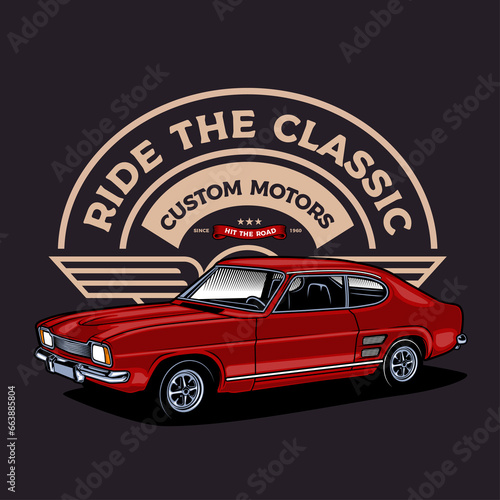 Classic Car Vector