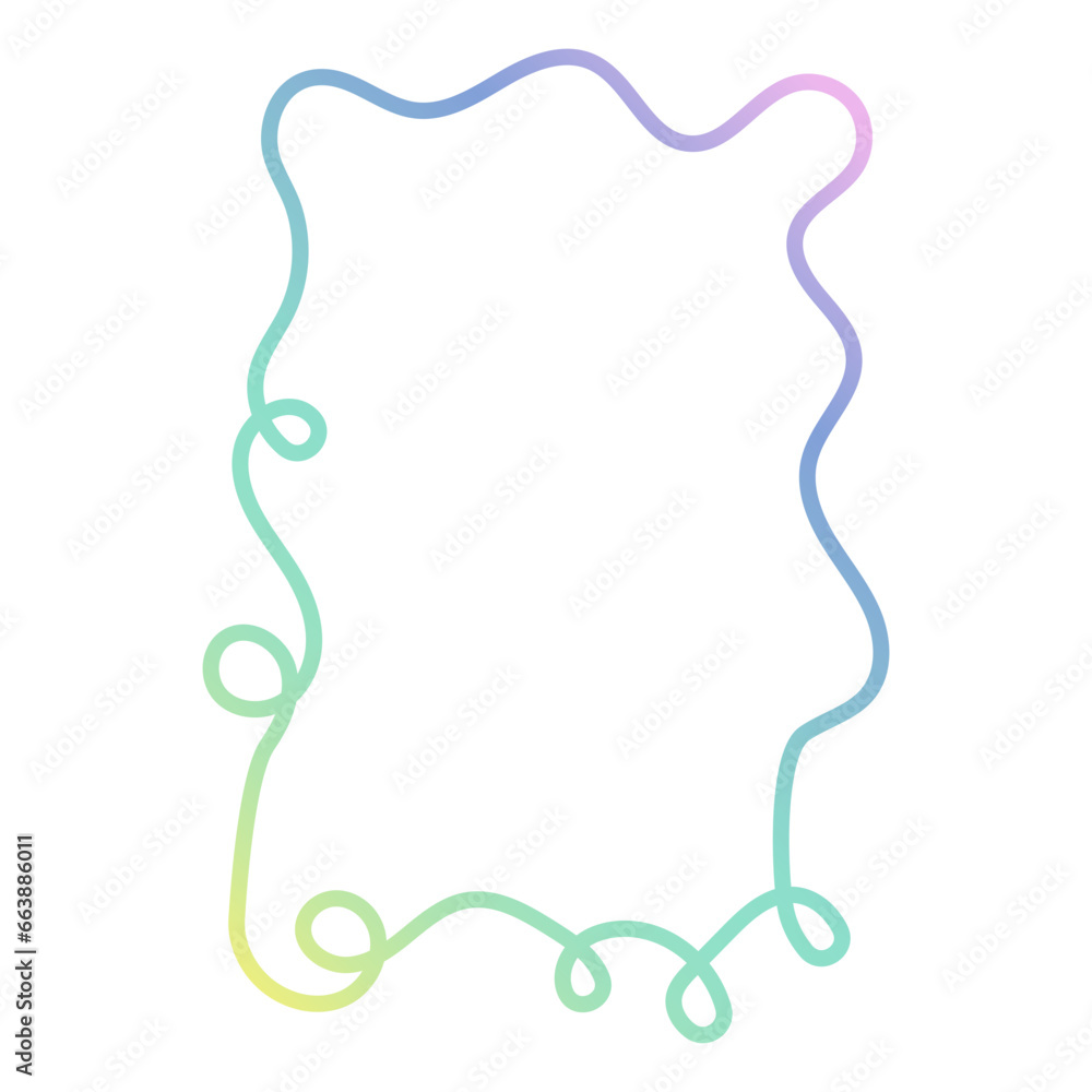 Squiggly Frame Gradient Squiggly Frame Gradient
