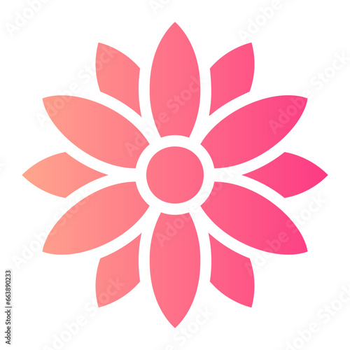 dahlia gradient icon