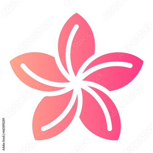plumeria gradient icon
