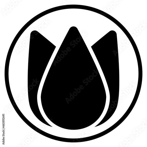 tulip glyph icon