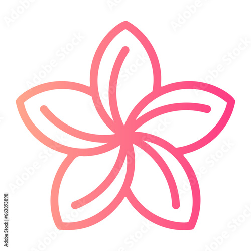 plumeria gradient icon