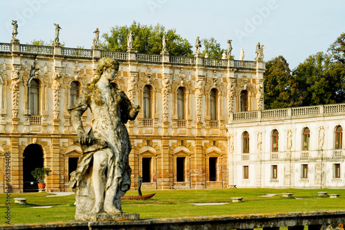 Villa Contarini Camerini, villa Palladiana del Brenta in provincia di Padova. Piazzola del Brenta, Veneto, Italia photo