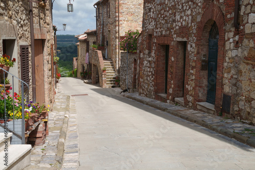 Montefollonico, historic town in Tuscany photo