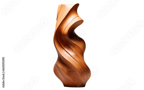 Elegant Wooden Sculpture Artistic Expression transparent PNG