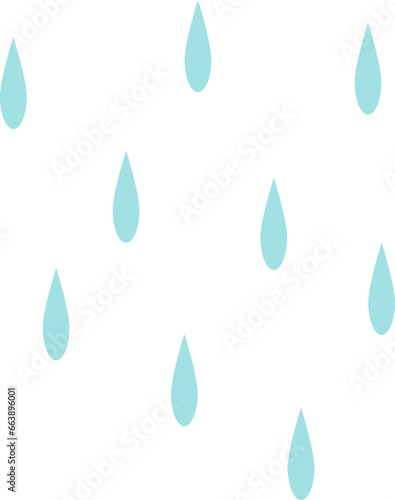 rain vector illustration isolated