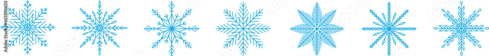 Snowflake set on isolated background. Isolated snowflake collection. Frost background. Christmas icon. Vector illustration Snowflake set on isolated background. Isolated snowflake collection. Frost background. Christmas icon. Vector illustration