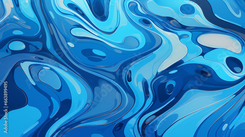 Liquid abstract water background design. Ripple, waves, swirling, wallpaper, Generative AI