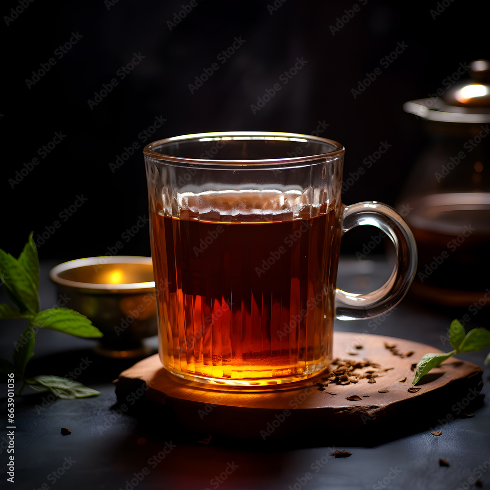 Relaxing cup of tea. AI generated Relaxing cup of tea. AI generated