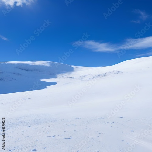 Isolated snow hills landscape. Winter snowdrift background generative AI © Ahmedzaki