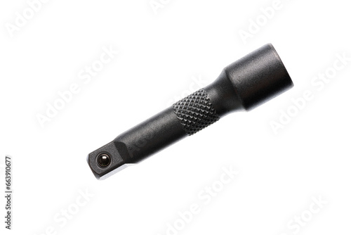 Socket wrench isolated on the white background