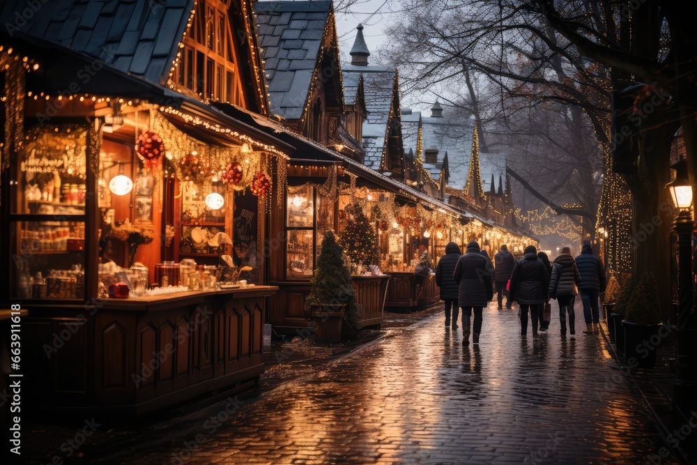 Christmas market in Czech Republic. Exploring the Enchantment: Christmas Markets Around the World