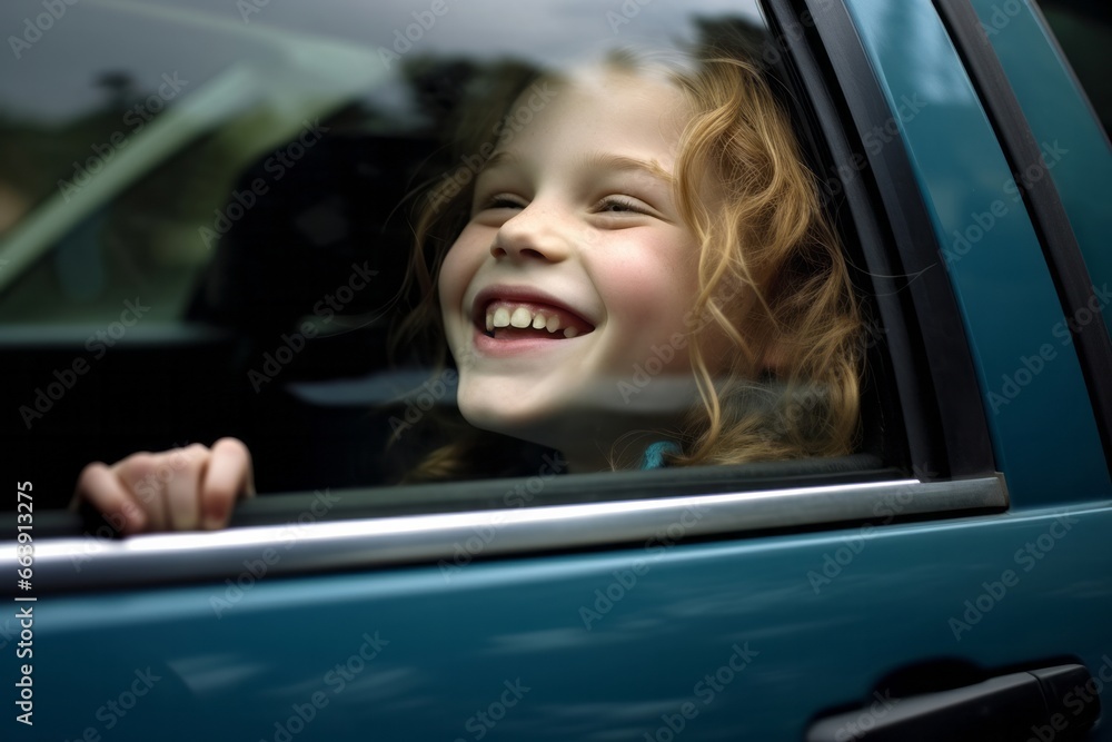 Person window cute childhood kid car travel transportation child sitting Person window cute childhood kid car travel transportation child sitting