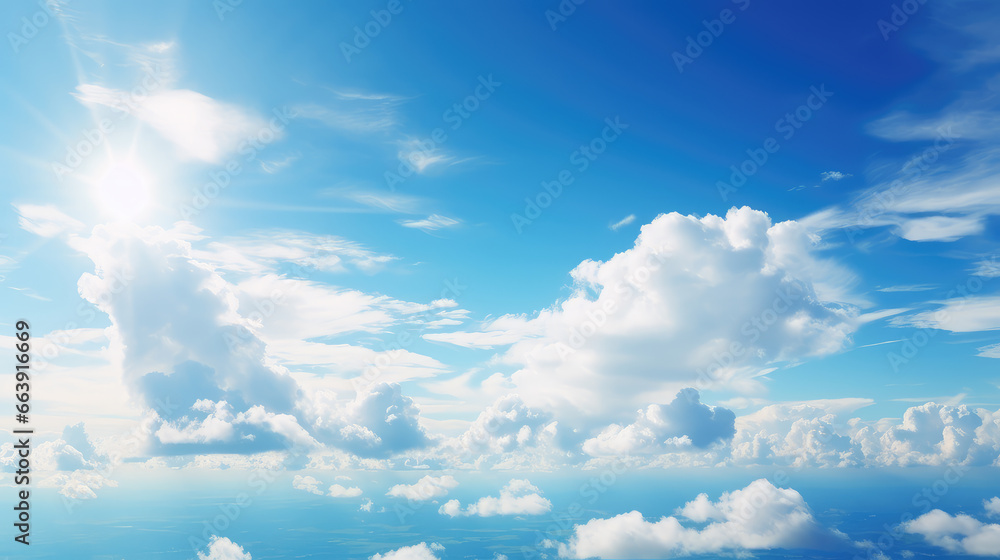 Aerial photography capturing a serene blue sky and its majestic cloud formations from above. Perfect for showcasing the tranquility of nature. Aerial photography capturing a serene blue sky and its majestic cloud formations from above. Perfect for showcasing the tranquility of nature.