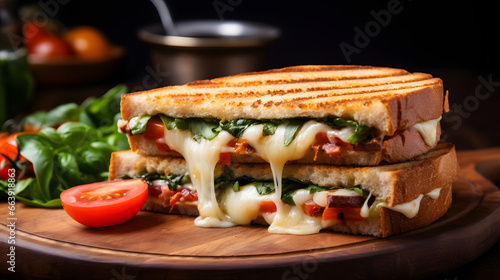 Tasty and juicy sandwich