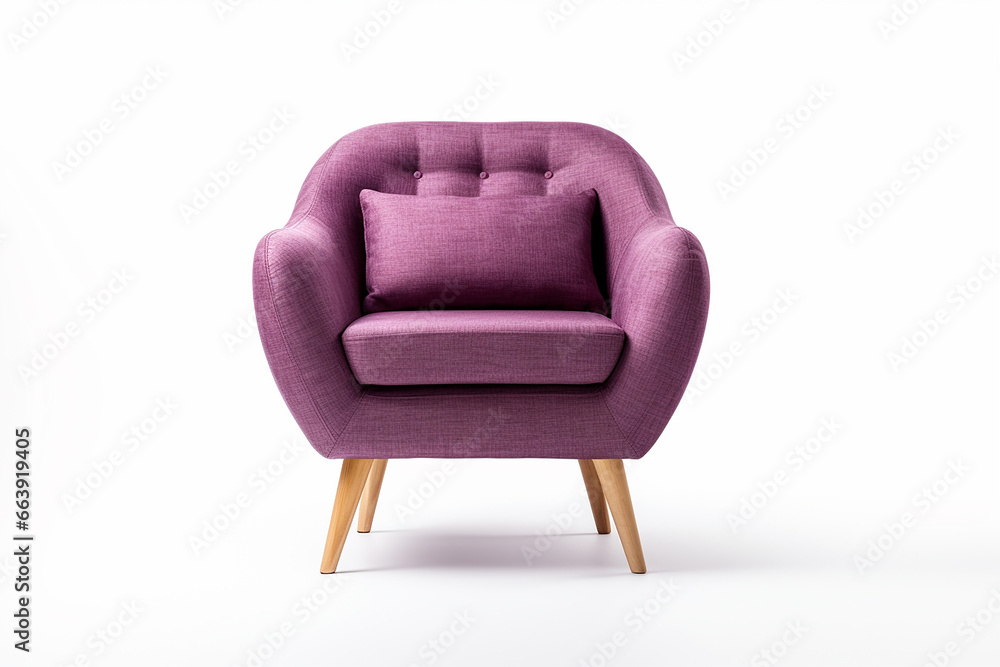 The concept design of a chair on a white background The concept design of a chair on a white background