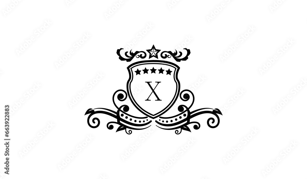 Luxury Menu Card Logo X