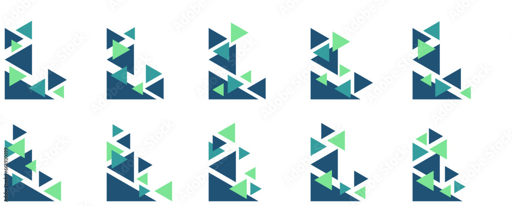Triangle Geometric Corner Triangle Geometric Corner