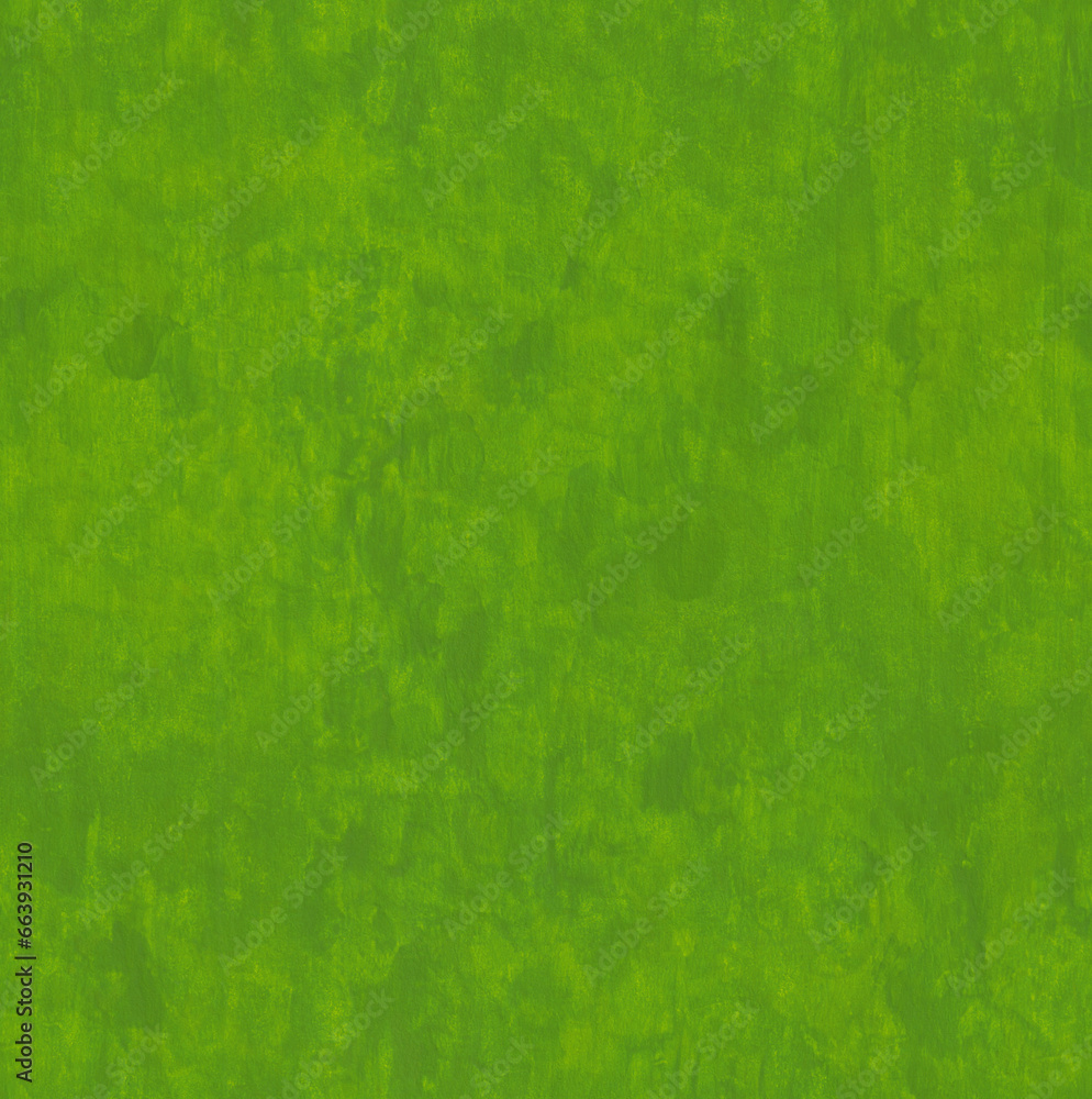 Gouache painting spotted green texture.  Pear green colored seamless background. Abstract Spotted backdrop for design.