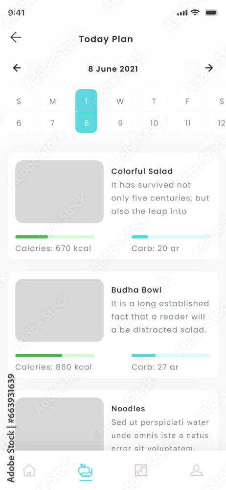 Nutrition Tracker, Healthy Food Plan, Diet Meals and Recipes Green Mobile App and Ui Kit Template Nutrition Tracker, Healthy Food Plan, Diet Meals and Recipes Green Mobile App and Ui Kit Template