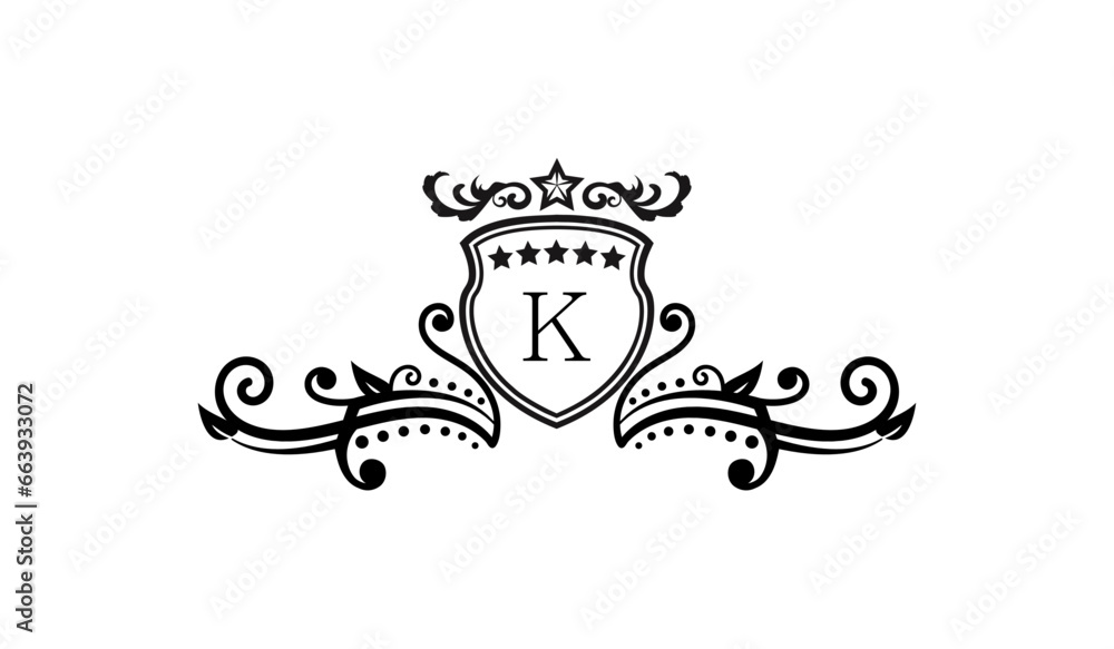 Luxury Anniversary Card Logo K
