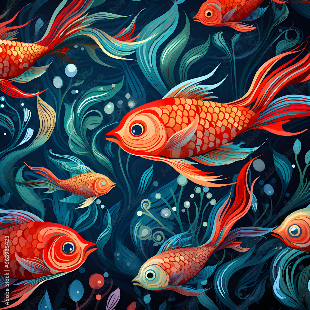 Abstract Fish Pattern
Abstract Fish Pattern