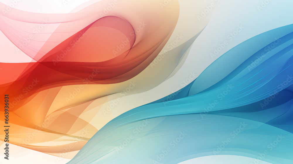 Obraz premium Wave colorful background or wallpaper