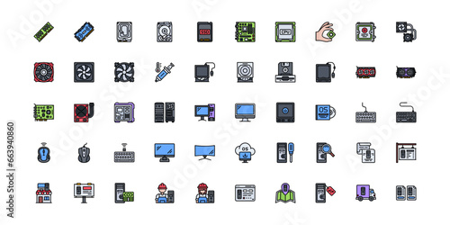 computer icon set 
