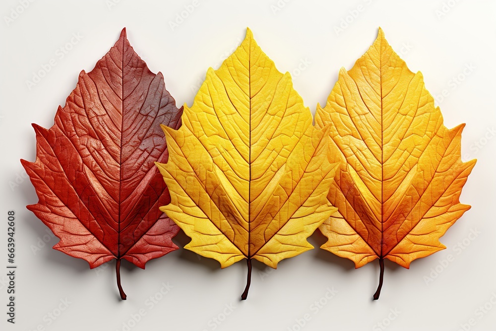 autumn leaves isolated on white autumn leaves isolated on white