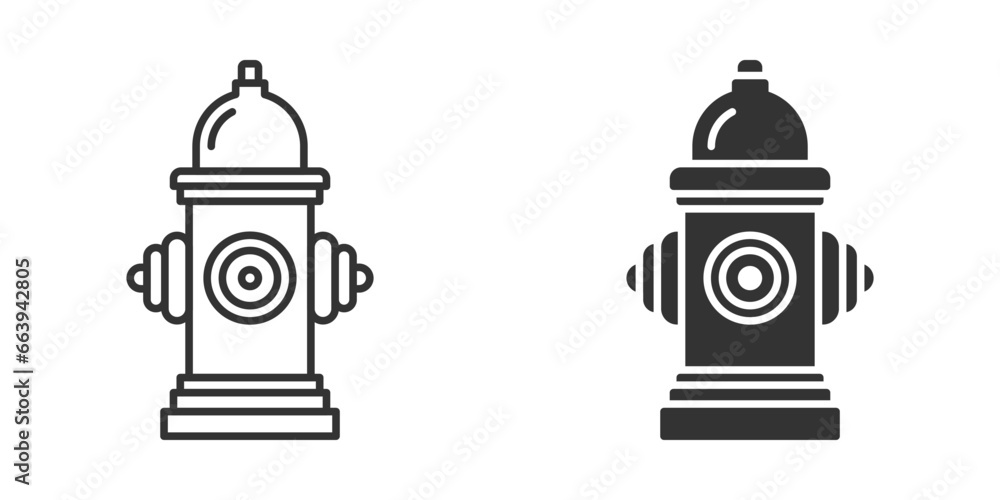 Fire hydrant icon. Vector illustration Fire hydrant icon. Vector illustration