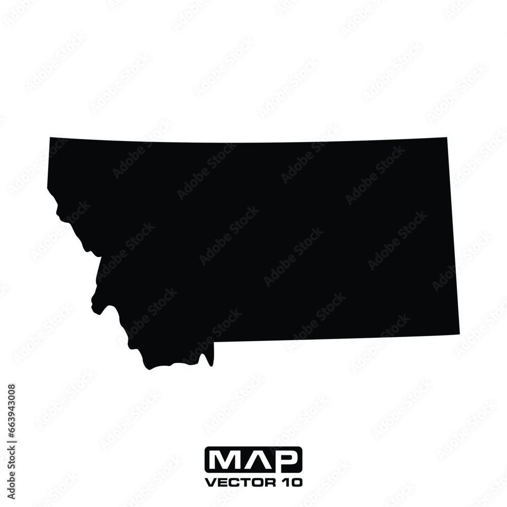 montana map vector elements, montana map vector illustration, montana map vector template montana map vector elements, montana map vector illustration, montana map vector template