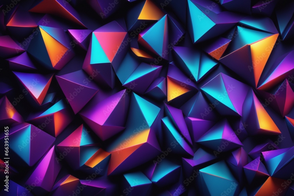 abstract background with triangles