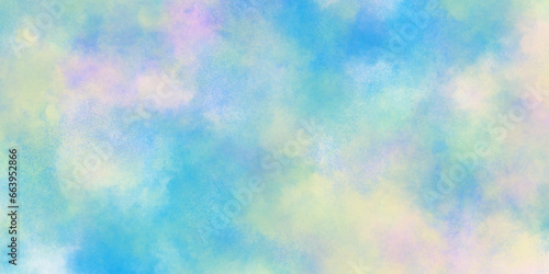 Beautiful and colorful soft watercolor background with multicolor texture grunge, Vector watercolor art background with watercolor splashes, The color splashing in the paper for any creative design.