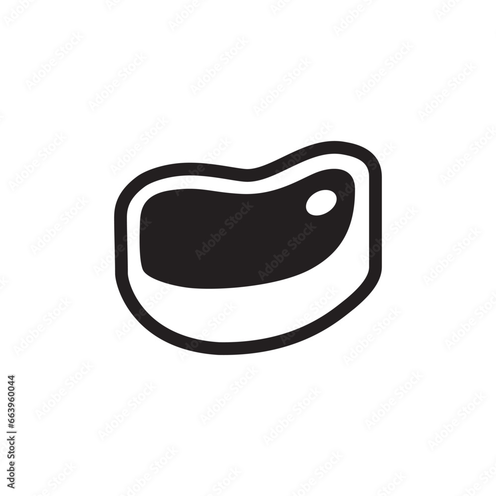 Meat vector icon. Steak flat sign design. Steak symbol pictogram. UX UI icon beef steak Meat vector icon. Steak flat sign design. Steak symbol pictogram. UX UI icon beef steak
