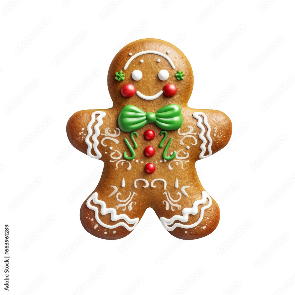 gingerbread man isolated