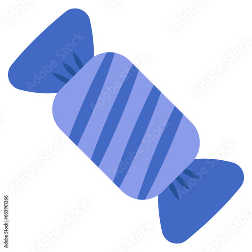 A unique design icon of wrapped toffee 