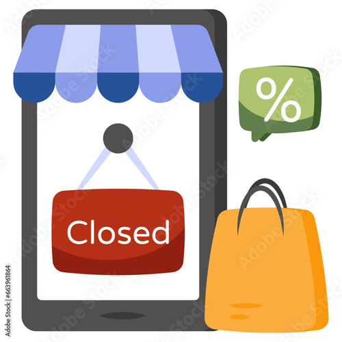 Modem design icon of discount gift