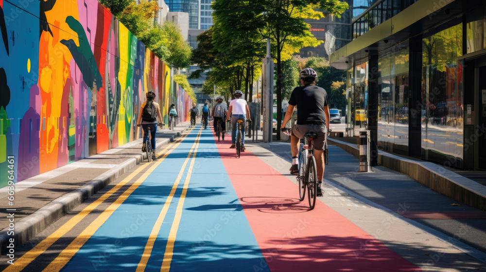 Biking in the Vibrant City: Urban Commuters